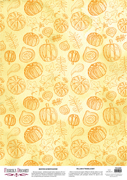 Deco Pergament farbiges Blatt Pumpkins, A3 (11,7" х 16,5")