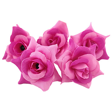 Miniature rose flower, Pink, 1pc