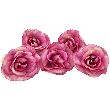 Tea rose flower mini, Pink, 1pc