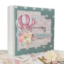 Zestaw DIY do tworzenia dziecięcego scrapbooking albumu "Dreamy Baby Girl", 20cm x 20cm, #08