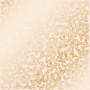 лист односторонней бумаги с фольгированием, дизайн golden butterflies beige, 30,5см х 30,5см
