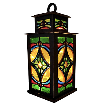 Zestaw Art Witraż „Magiczna latarnia”, do witrażowego malowania Zestaw Art Witraż „Magiczna latarnia”, do witrażowego malowania