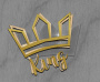 Baza do megashakera, 15cm x 15cm, Figurowa ramka Korona Króla
