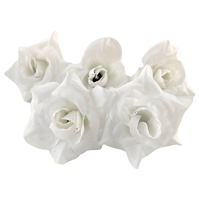 цветок миниатюрной розы белый, 1шт