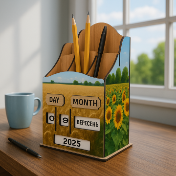 Perpetual calendar “Four Seasons” with organizer, #429 - 2