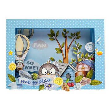 3D Greeting Card Craft Kit “Time to play” 15 × 11 × 5 cm