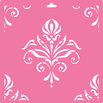 Schablone für Dekoration XL-Größe (30*30cm), königliche Lilie #137