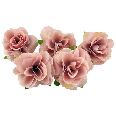 цветок английской розы розово-бежевый, 1шт