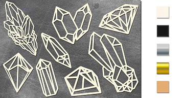 Spanplattenset Crystals #592