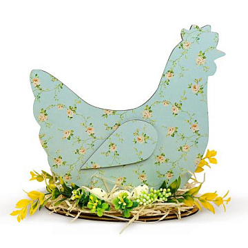 Interior decorative composition “Easter Hen”, #01