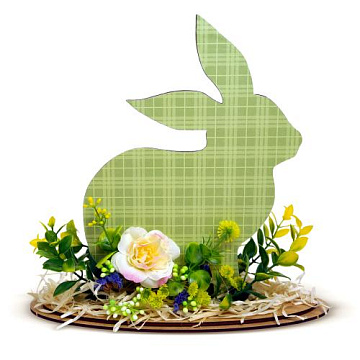 Interior decorative arrangement “Easter Bunny”, #03