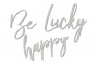 Tekturek "Be happy lucky" #418