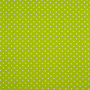 Kraft paper sheet 12"x12" White peas on light green