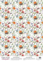 Deco Pergament farbiges Blatt Summer meadow Schmetterlinge, A3 (11,7" х 16,5")